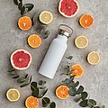 Termoska 500ml, s pútkom, biela