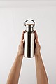 Termoska 500ml, s pútkom, strieborná