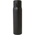 Termoska z recyklovanej nehrdzavejúcej ocele, 450 ml, čierna