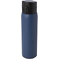 Termoska z recyklovanej nehrdzavejúcej ocele, 450 ml, modrá
