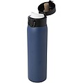 Termoska z recyklovanej nehrdzavejúcej ocele, 450 ml, modrá