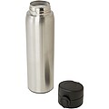 Termoska z recyklovanej nehrdzavejúcej ocele, 450 ml, strieborná
