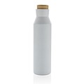Termoska z recyklovanej ocele, objem 500 ml, biela