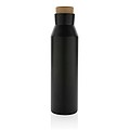Termoska z recyklovanej ocele, objem 500 ml, čierna