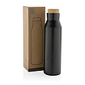 Termoska z recyklovanej ocele, objem 500 ml, čierna