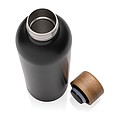 Termoska z recyklovanej ocele, objem 500 ml, čierna