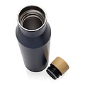 Termoska z recyklovanej ocele, objem 500 ml, modrá