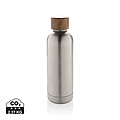Termoska z recyklovanej ocele, objem 500 ml, strieborná