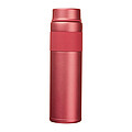 TESSA Dvojstenná vákuová nerezová termoska, 600 ml, červená