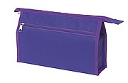 Toaletná taštička na zips s kapsičkou na zips, fialová