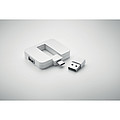 TOGAR Plastový štvorrého USB rozbočovač, biela