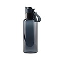 Transparentná fľaša na pitie 600 ml, z RPET, modrá