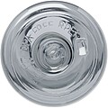 Transparentná fľaša na pitie, 650ml, recyklovaný plast, čierna