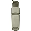 Transparentná fľaša na pitie, 650ml, vojenská zelená svetlá