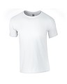 Tričko GILDAN SOFTSTYLE ADULT T-SHIRT 144g, biela, S