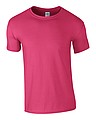 Tričko GILDAN SOFTSTYLE ADULT T-SHIRT 153g, fuchsiová, S