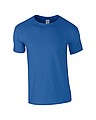 Tričko GILDAN SOFTSTYLE ADULT T-SHIRT 153g, kráľovská modrá, S