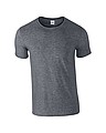 Tričko GILDAN SOFTSTYLE ADULT T-SHIRT 153g, tmavosivá, S