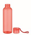 Tritanová fľaša na pitie, 500ml, transparentná červená