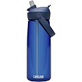 Tritanová fľaša na vodu s výklopnou slamkou 750ml, kráľovská modrá