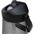 Tritanová fľaša na vodu s výklopnou slamkou 750ml, tmavo sivá