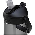 Tritanová fľaša na vodu s výklopnou slamkou 750ml, tmavo sivá