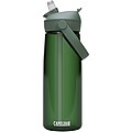 Tritanová fľaša na vodu s výklopnou slamkou 750ml, vojenská svetlo zelená