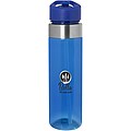 Tritanová fľaša s viečkom s hubicou 650ml, modrá