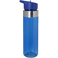 Tritanová fľaša s viečkom s hubicou 650ml, modrá