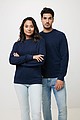 Unisex mikina Iqoniq Zion z recyklovanej bavlny, námornícka modrá, M