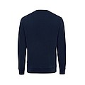 Unisex mikina Iqoniq Zion z recyklovanej bavlny, námornícka modrá, XXS