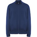 Unisex mikina na zips, ROLY ULAN, veľkosť M, kráľovská modrá
