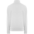 Unisex mikina na zips, ROLY ULAN, veľkosť S, biela