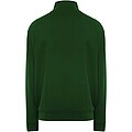 Unisex mikina na zips, ROLY ULAN, veľkosť S, tmavozelená
