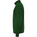 Unisex mikina na zips, ROLY ULAN, veľkosť S, tmavozelená