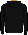 Unisex mikina ROLY FUJI, sivá melírovaná/oranžová, S
