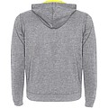 Unisex mikina Roly Fuji, veľkosť S, sivá/žltá