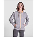 Unisex mikina Roly Fuji, veľkosť S, sivá/žltá