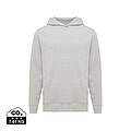 Unisex mikina s kapucňou a bočnými vreckami Iqoniq Yengo, svetlosivá, veľkosť 4XL