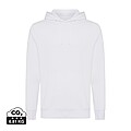 Unisex mikina s kapucňou Iqoniq Rila, veľkosť M, biela