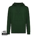Unisex mikina s kapucňou Iqoniq Rila, veľkosť M, tmavozelená