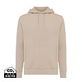 Unisex mikina s kapucňou Iqoniq Rila, veľkosť XS, béžová
