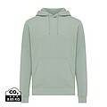 Unisex mikina s kapucňou Iqoniq Rila, veľkosť XS, jemná zelená