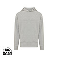Unisex mikina s kapucňou Iqoniq Yoho relaxed fit, svetlo sivá, veľkosť XXS