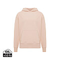 Unisex mikina s kapucňou Iqoniq Yoho relaxed fit, svetloružová, veľkosť XXS