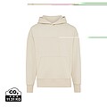 Unisex mikina s kapucňou Iqoniq Yoho relaxed fit, veľkosť XXS, krémovo biela