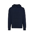 Unisex mikina s kapucňou Iqoniq Yoho z recyklovanej bavlny, námornícka modrá, M