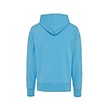 Unisex mikina s kapucňou Iqoniq Yoho z recyklovanej bavlny, svetlomodrá, M