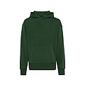 Unisex mikina s kapucňou Iqoniq Yoho z recyklovanej bavlny, zelená, M