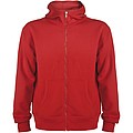 Unisex mikina s kapucňou,ROLY MONTBLANC, červená, veľ. S